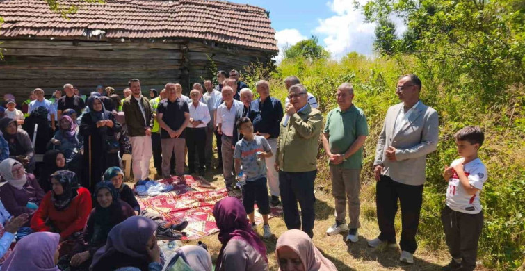 Sinop'ta geleneksel yağmur ve şükür duası töreni yapıldı