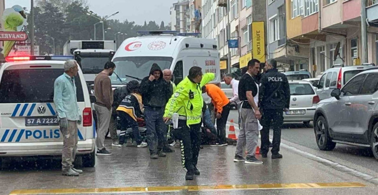 Sinop'ta Hafif Ticari Araç Yaya Çarptı