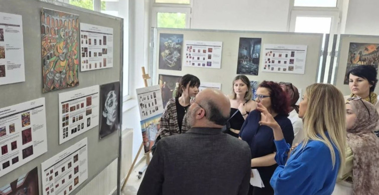 Sinop'ta 'Karardan Görsele' Sergisi Sanatseverlerle Buluştu