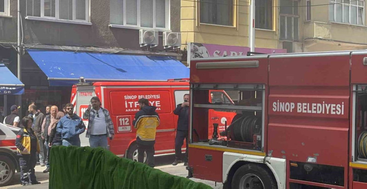 Sinop'ta Mutfak Yangını: Aspiratör Alev Aldı