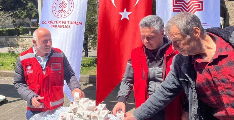 Sinop'ta Vakıf Haftası'nda Lokum İkramı