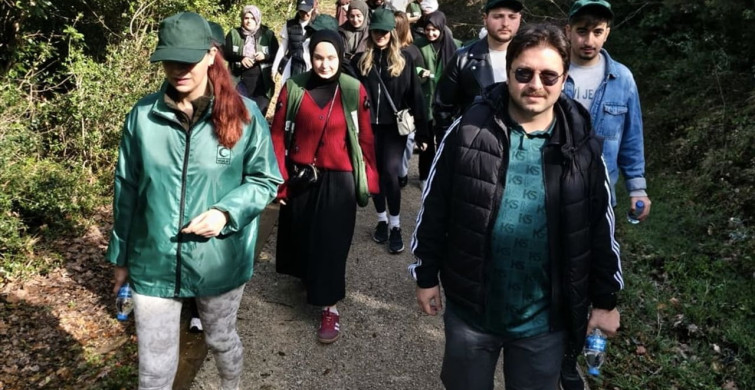 Sinop'ta Yeşilay'ın Sağlıklı Yaşam İçin Doğa Yürüyüşü