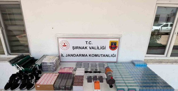 Şırnak'ta 16,7 milyon liralık uyuşturucu ve gümrük kaçağı malzeme ele geçirildi