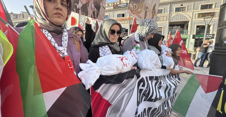 Şırnak'ta Filistin İçin Protesto Yürüyüşü