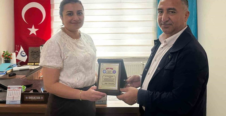 Şırnak’ta hemşire emine öztoprak'a duygusal veda töreni