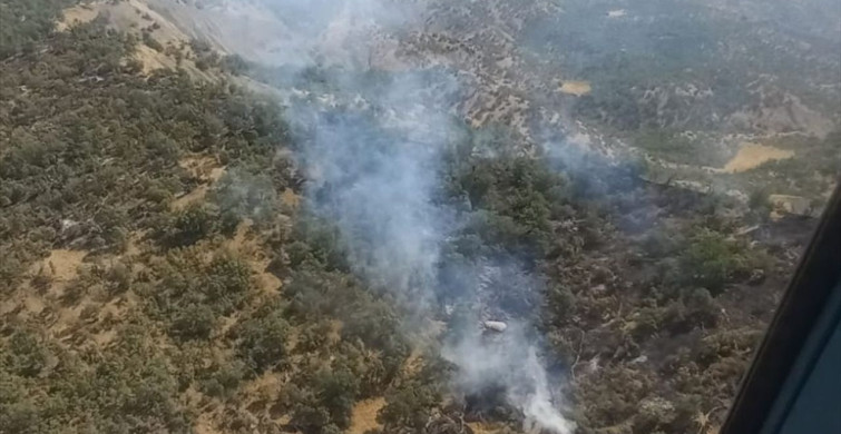 Şırnak'ta Orman Yangınına Müdahale Başlatıldı