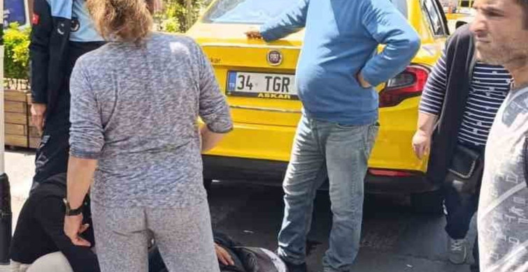 Şişli'de Geri Giden Taksi Yaşlı Kadını Yaraladı