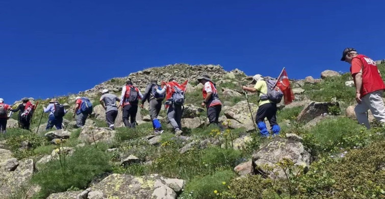 Sivas'ta 15 Temmuz anısına dağ tırmanışı düzenlendi