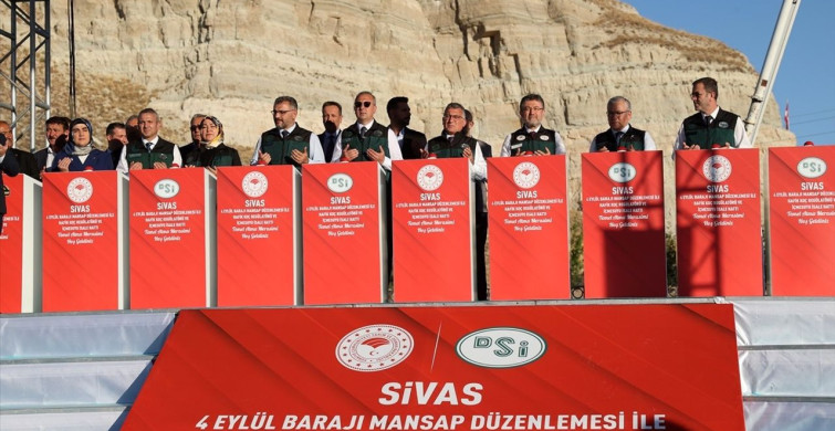 Sivas'ta Su Yatırımları Temel Atma Töreni Gerçekleşti