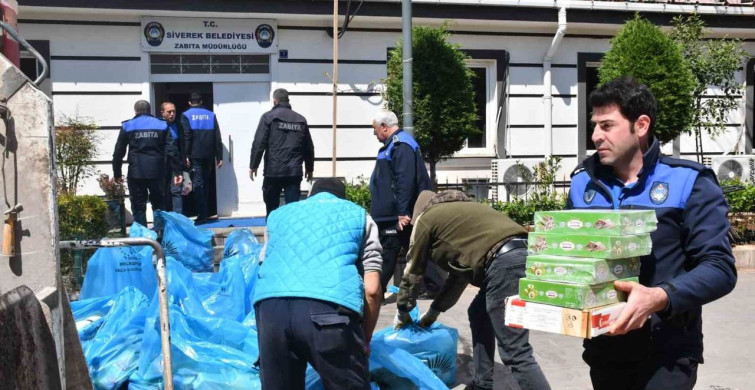 Siverek'te 5 Ton Tarihi Geçmiş Ürün İmha Edildi