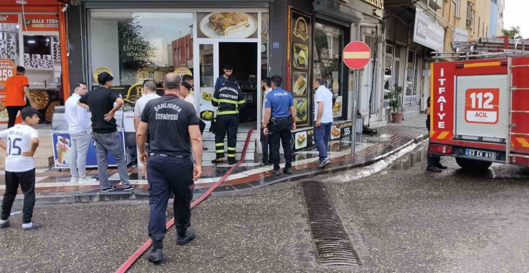 Siverek'te iş yerinde yangın paniğe neden oldu