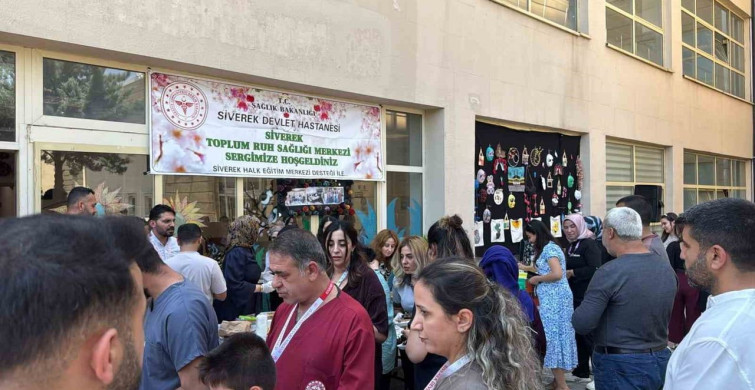 Siverek'te Ruh Sağlığı Hastalarına Ait El Emeği Sergisi