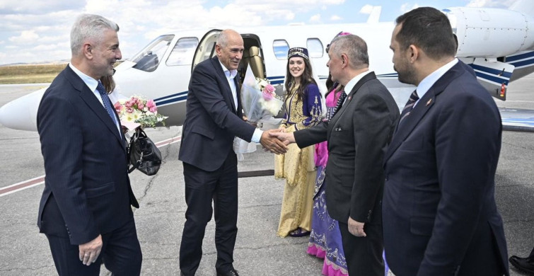 Slovakya cumhurbaşkanı pellegrini ve slovenya başbakanı jansa ankara’da
