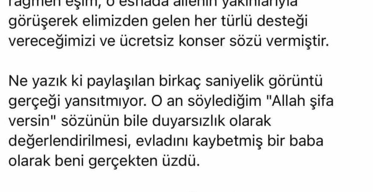 SMA’lı bebeğin annesiyle diyaloğu tepki çeken Gökhan Güney’den açıklama