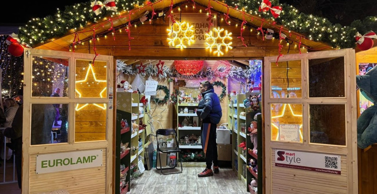 Sofya'da Geleneksel Noel Pazarı Açıldı