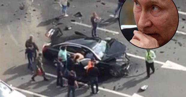 Şok! Putin'in Makam Aracı Paramparça Oldu! Ölü Var