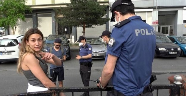 Sokağa Çıkma Yasağını Delen Kadın Utanmadan Gazetecileri Tehdit Etti