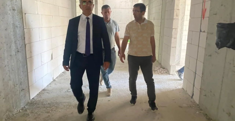 Söke Atatürk Ortaokulu inşaatında çalışmalar devam ediyor