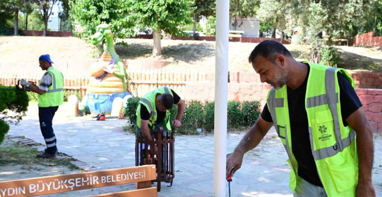 Söke Harikalar Diyarı Parkı'nda kapsamlı yenileme çalışmaları tamamlandı