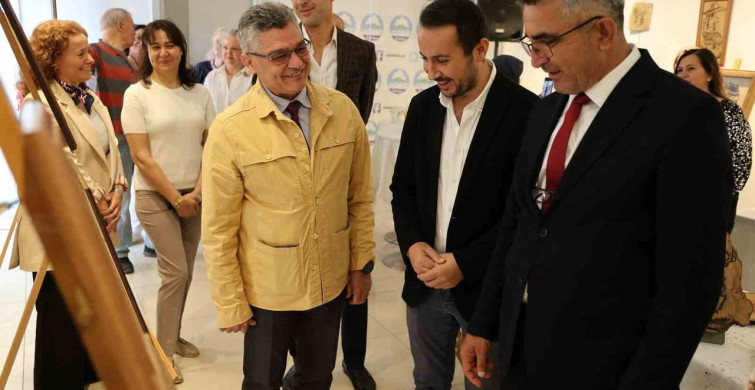Söke'de Ahşap Yakma Sanatının Zarif Örnekleri Sergilendi
