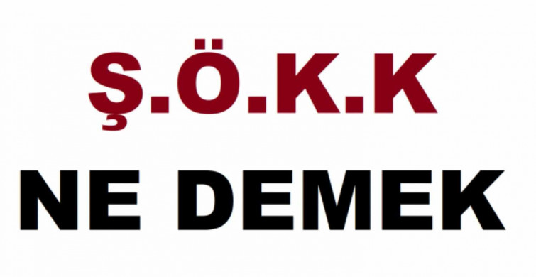 Ş.ö.k.k ne demek? Karnede Ş. Ö. k.k geçti ne demek?