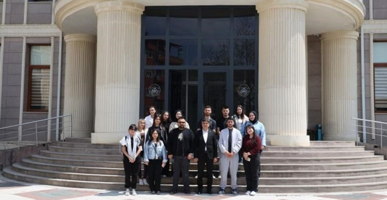 Sosyal güvenlik farkındalık kulübü öğrencileri başkan durgut ile buluştu