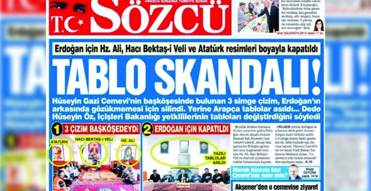 Sözcü Gazetesi'nden skandal manşet! Kendi kendilerini yalanladılar!