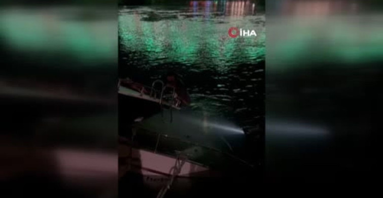 Su alarak batmaya başlayan tekne SAK ekiplerince çıkarıldı