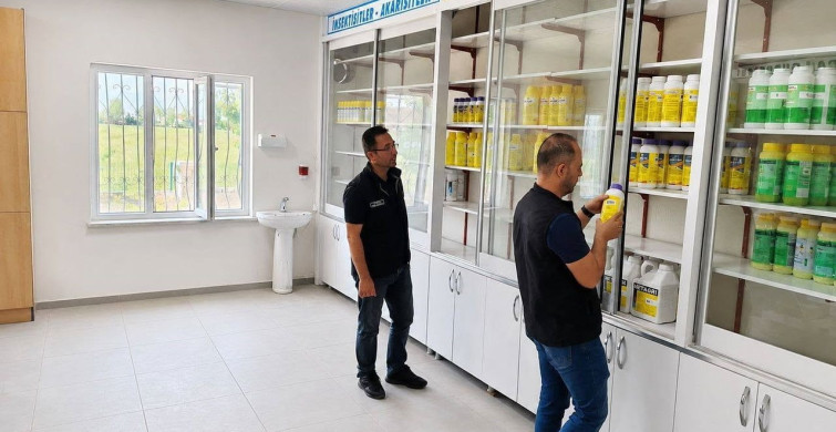 Şuhut’ta ilaç ve gübre bayilerine yönelik denetim