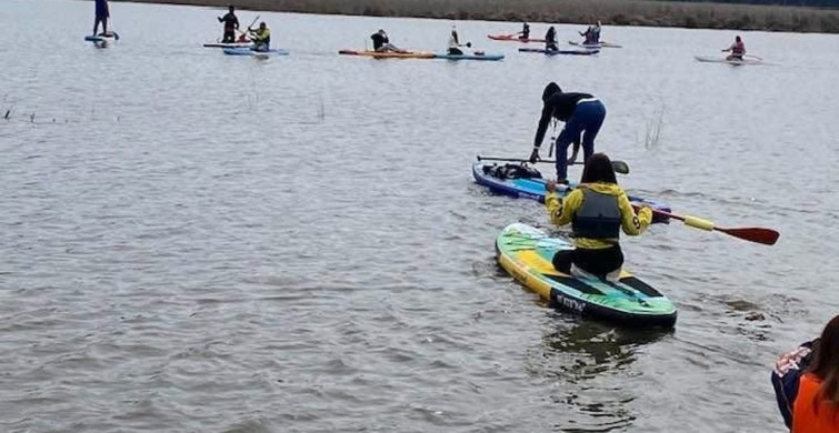 Süleymanlı Yayla Gölü, Kano Sporcularını Ağırladı