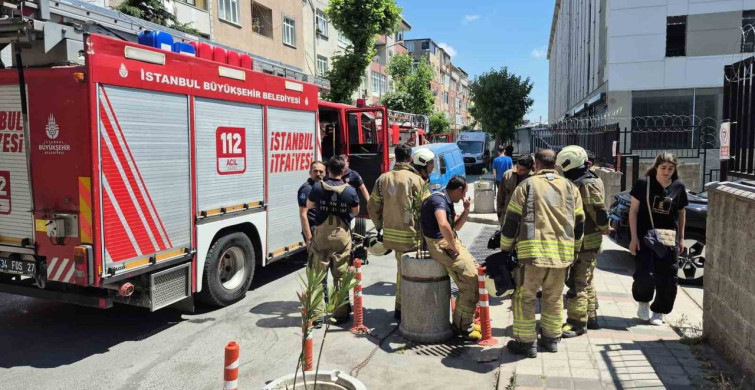 Sultangazi’de sosyal bilimler yüksek meslek okulunda yangın