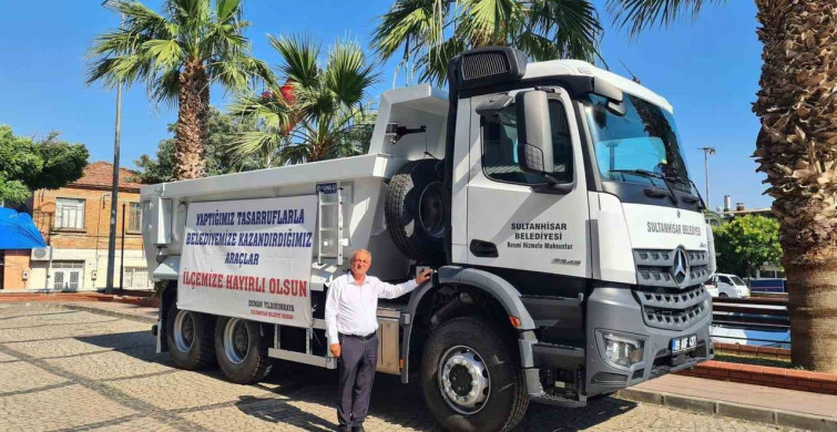 Sultanhisar belediyesi yeni hizmet aracını filosuna kattı