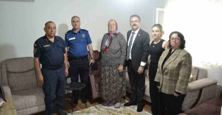 Sultanhisar Protokolü Şehit Ailelerini Ziyaret Etti