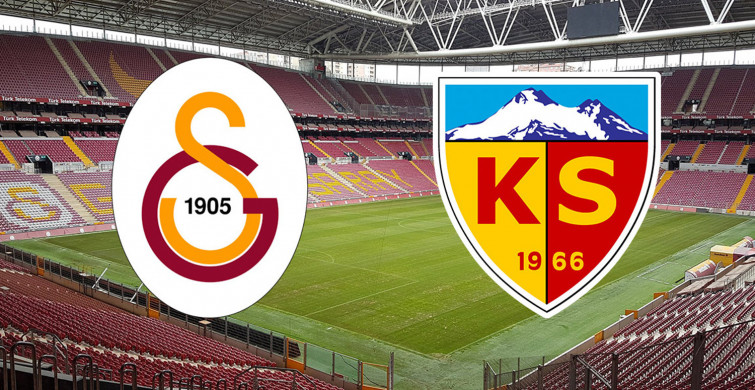 Süper Lig Galatasaray - Kayserispor Karşılaşması