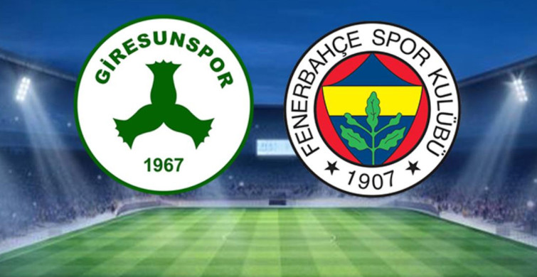 Süper Lig Giresunspor - Fenerbahçe Karşılaşması