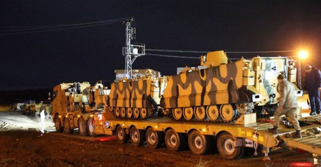Suriye Sınırında Askeri Hareketlilik Sürüyor