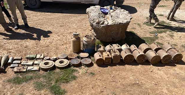 Suriye'de 693 Kilogram Patlayıcı Ele Geçirildi