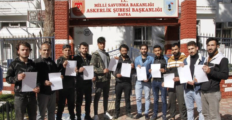 Suriyeli Gençlerden Askerlik Başvurusu