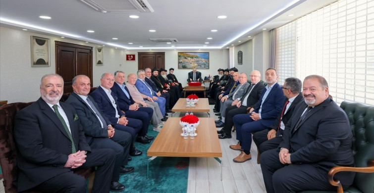 Süryani Ortodoks Patriği Mor İğnatius II. Efrem Kerim Mardin'i Ziyaret Etti