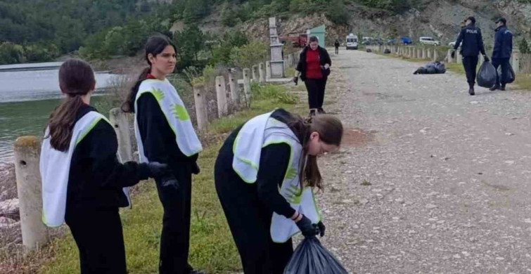 Süzmen Göleti'nde Çevre Temizliği
