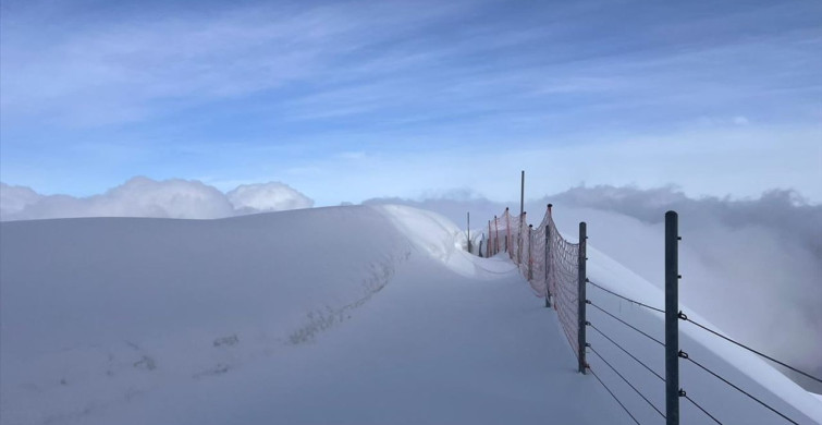 Tahtalı Dağı Beyaza Büründü: Kar Yağışı Güzellikleri