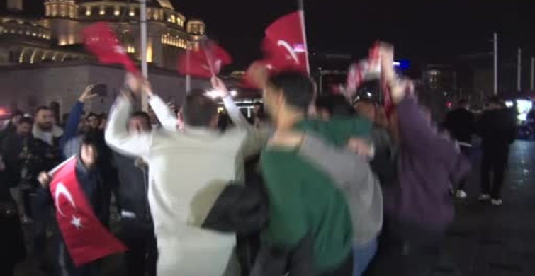 Taksim’de Dünya Kupası Kutlamaları