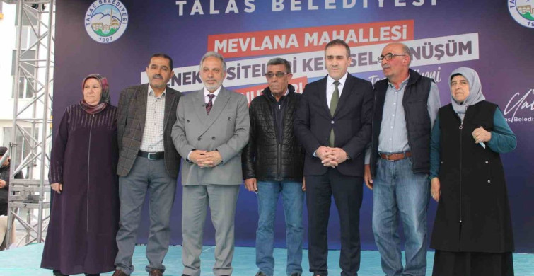 Talas'ta Kentsel Dönüşüm, 60 Aile Yeni Evine Kavuştu