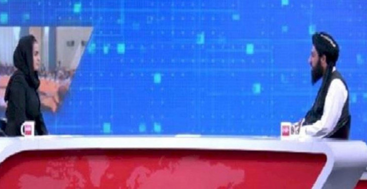 Taliban Üyesiyle Yayın Yapan Kadın Bakın Nerden Çıktı