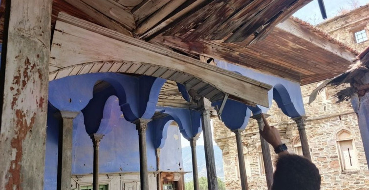 Tarihi Arpaz Kulesi ve Beyler Konağı Çökme Riski Altında