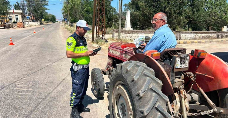 Tarım sezonunun başlamasıyla traktörler denetlendi