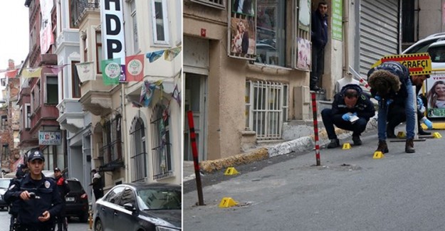Tarlabaşı HDP Binası Önünde Havaya Ateş Açıldı