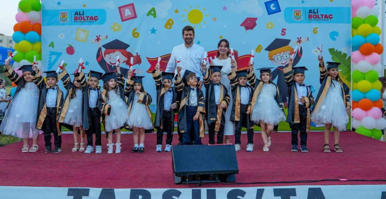 Tarsus Belediyesi kreşlerinde mezuniyet coşkusu