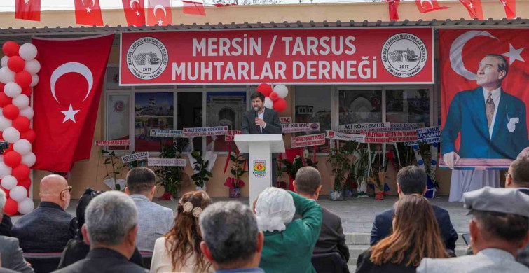Tarsus Muhtarlar Derneği'nden Yeni Hizmet Binası Açılışı