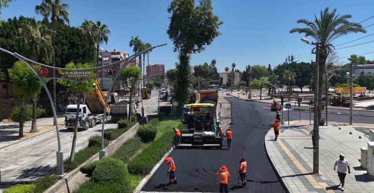 Tarsus'ta kavşak düzenleme çalışması tamamlandı